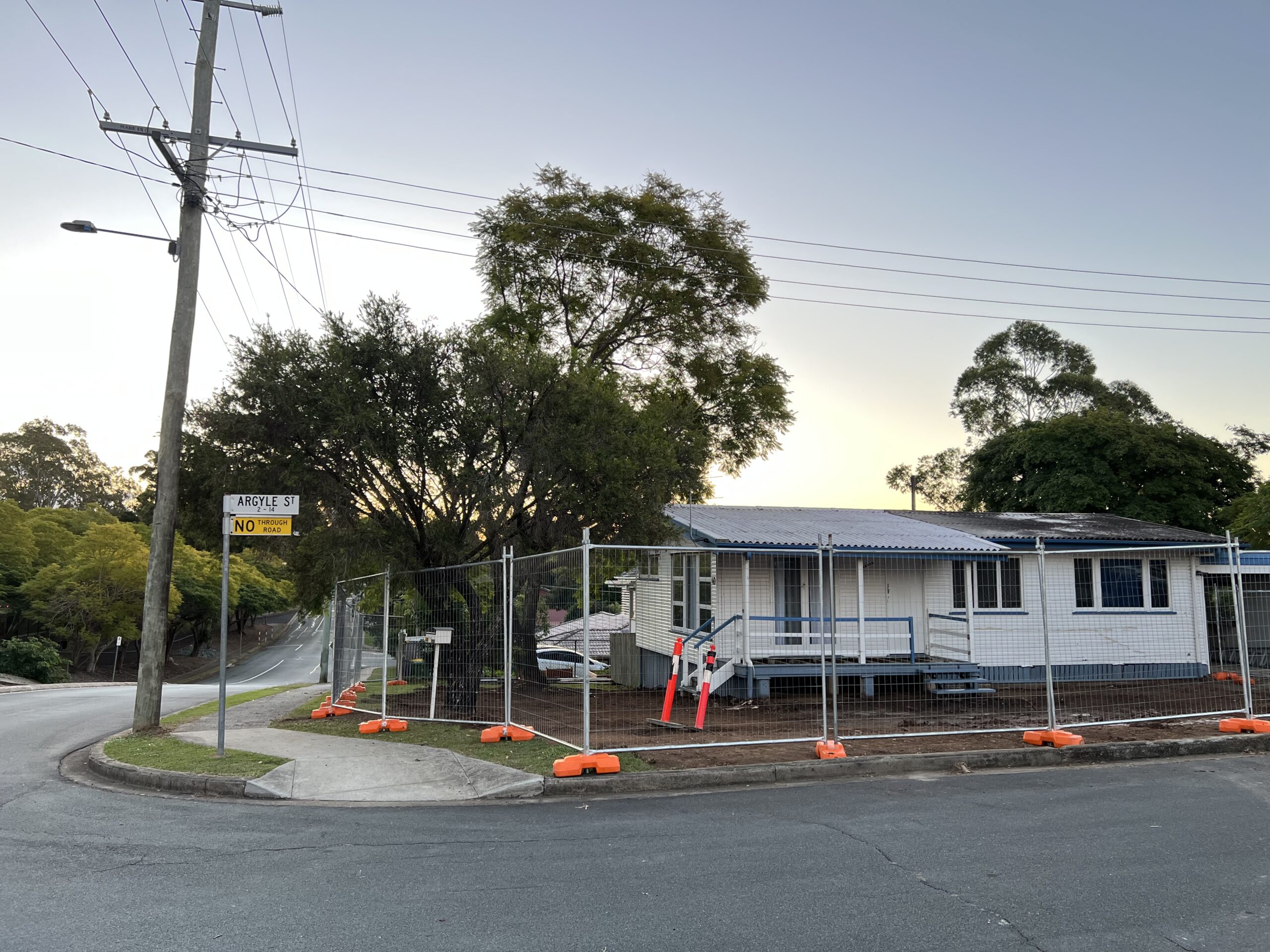 Irwin Services licensed asbestos removal Brisbane job site photo